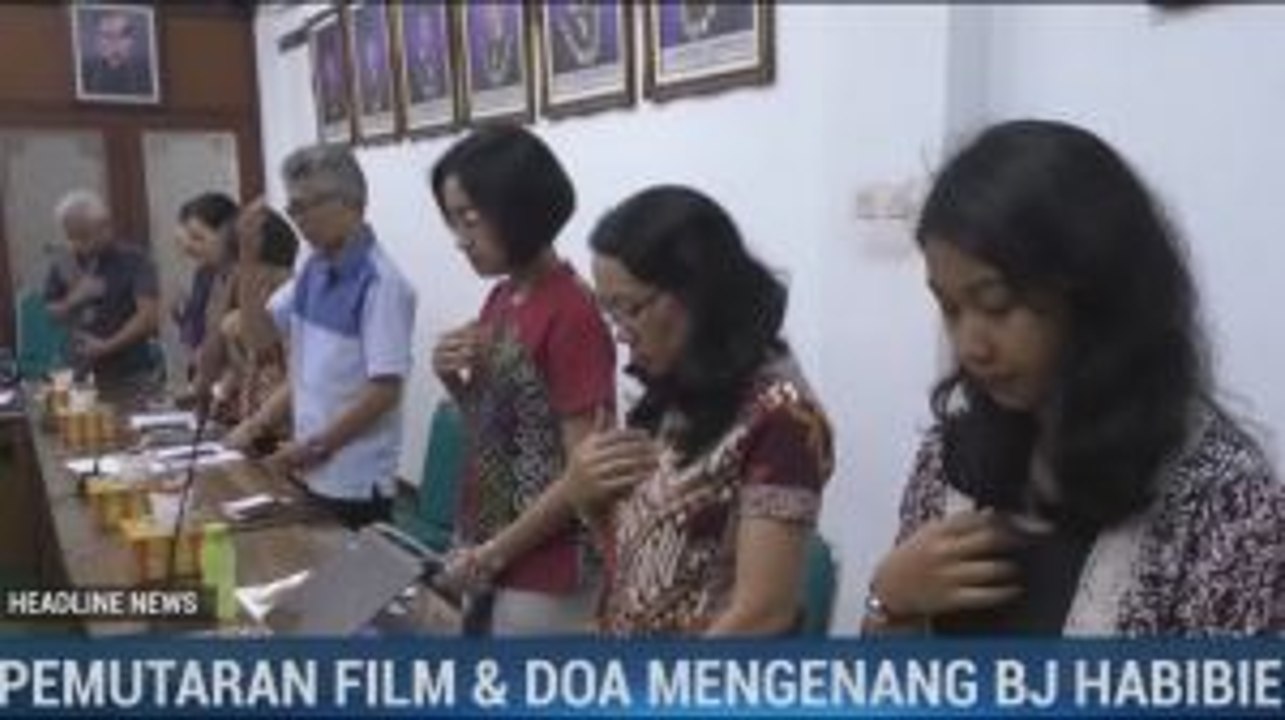 Kenang Habibie, Mahasiswa dan Dosen di Semarang Doa Bersama