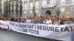 Un 'tsunami vecinal' recorre las calles de Barcelona para denunciar la inseguridad