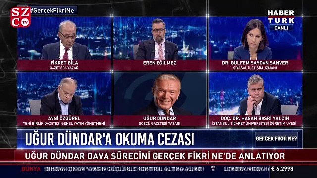 Uğur Dündar'dan okuma cezasına canlı yayında tepki!