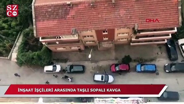 İnşaat işçileri ile esnaf birbirine girdi!