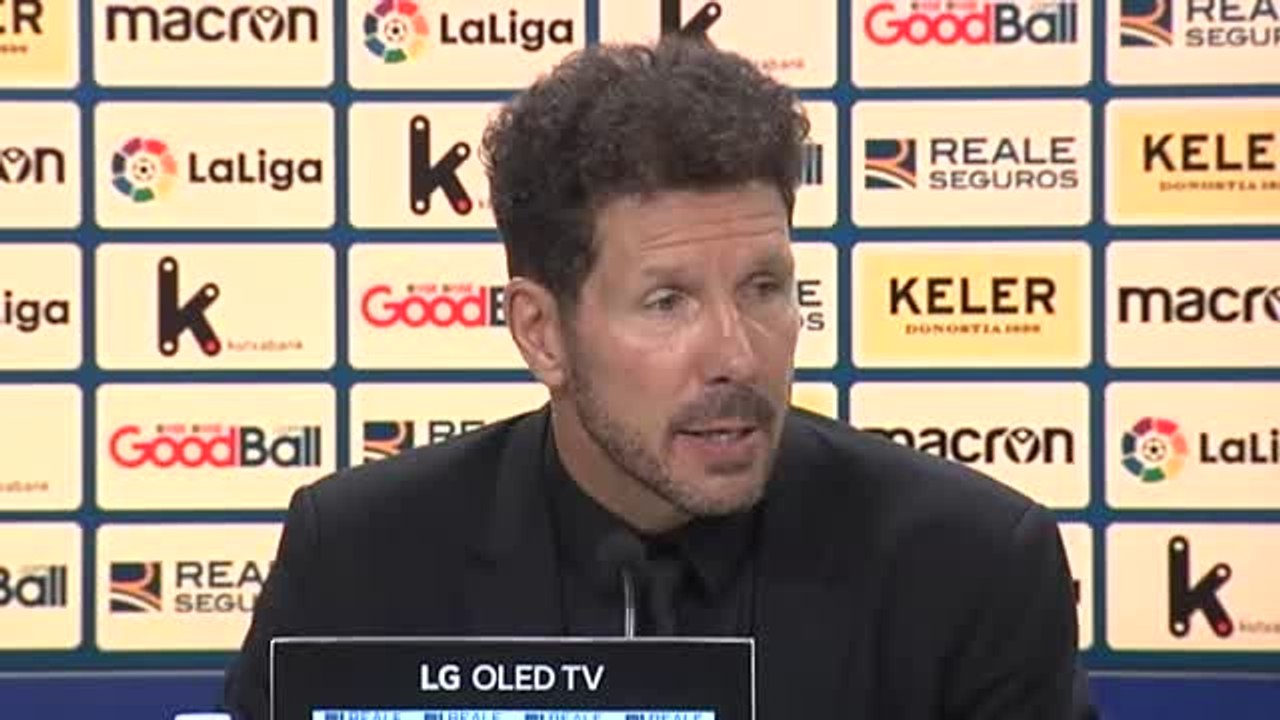 Simeone: "Necesitamos crecer, sabemos lo que tenemos y lo que somos y hacia donde hay que ir"