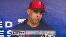 Alex Cora Explains Why Mookie Betts Was Scratched From Saturday's Lineup