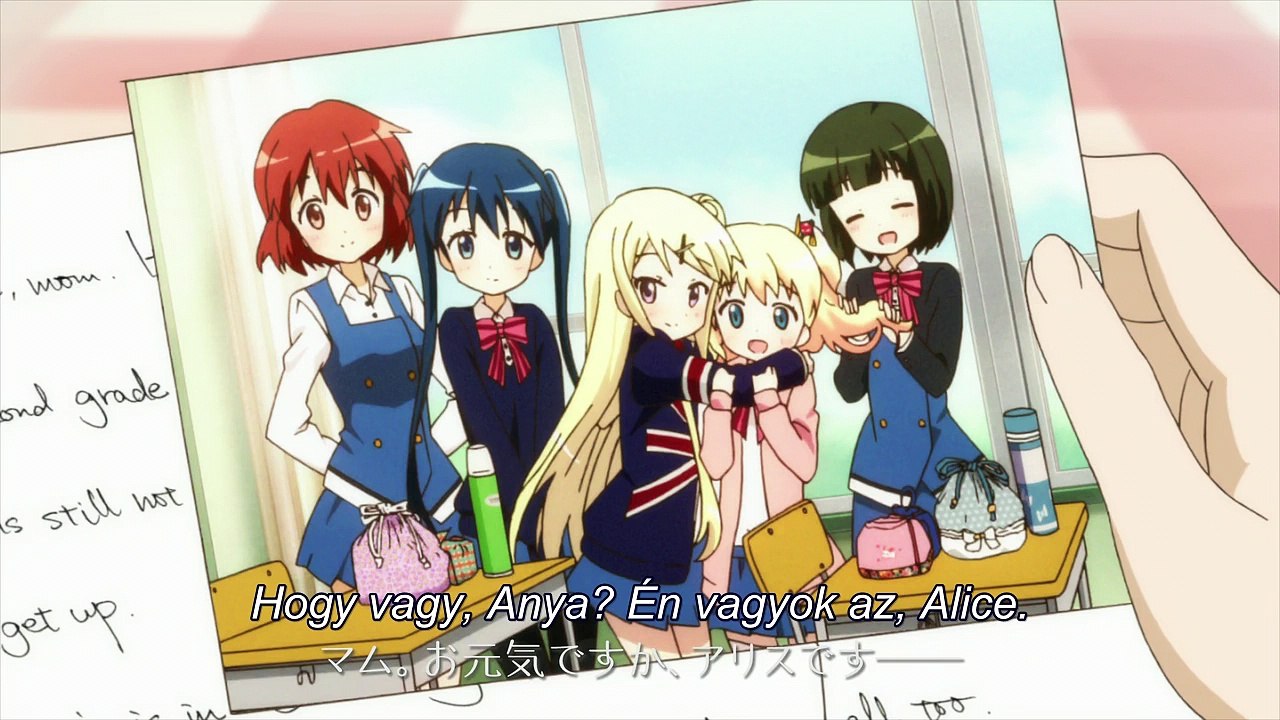 Hello!! Kiniro Mosaic S2 E1 Hungarian sub