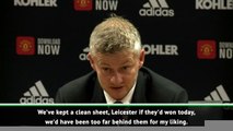 United back on track after win over Leicester - Solskjaer