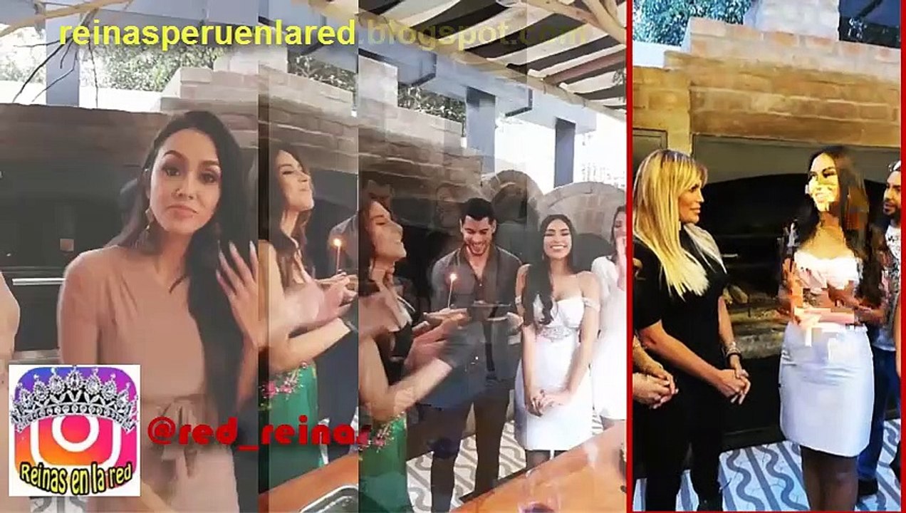 #missperu2019 #reinadereinas Particpantes celebran cumpleaños de Lesly Reynas y cantan hb 14.09.2019