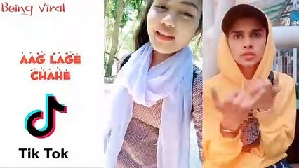 Aag Lage Chahe Basti Me Song Tiktok Musically - Riyaz, Manisha, Jannat, Avneet