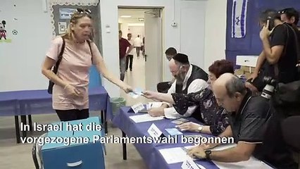 Vorgezogene Parlamentswahl in Israel