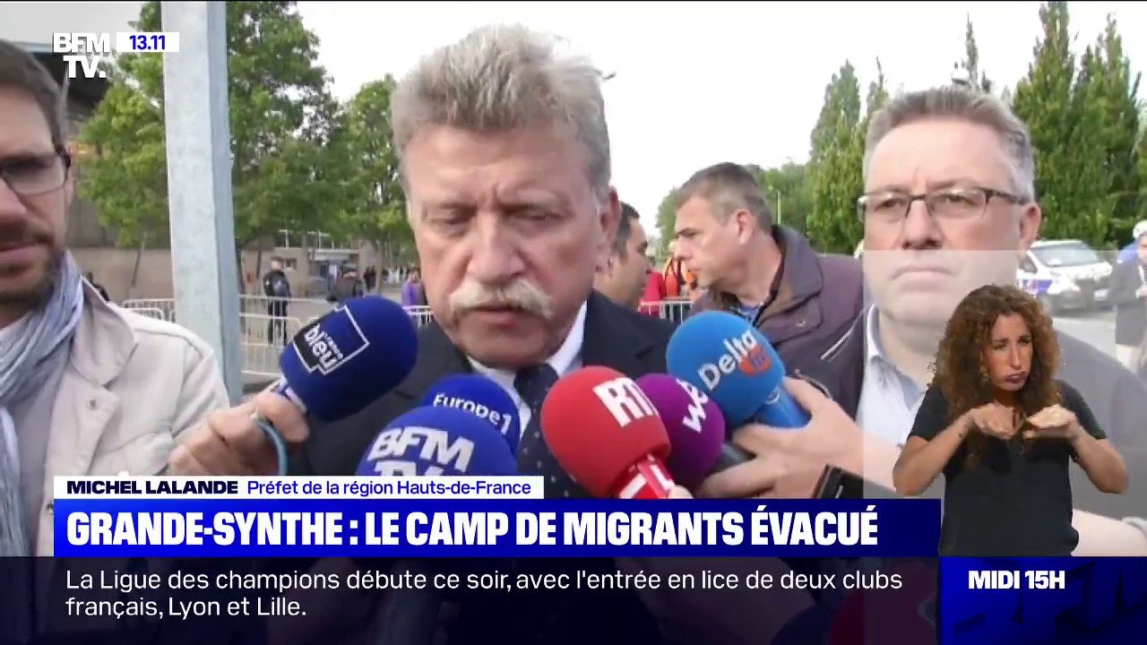 "Ce camps était tout sauf à l'image de la France.":  Le préfet des Hauts-de-France revient sur l'évacuation du camps de migrants de Grande-Synthe