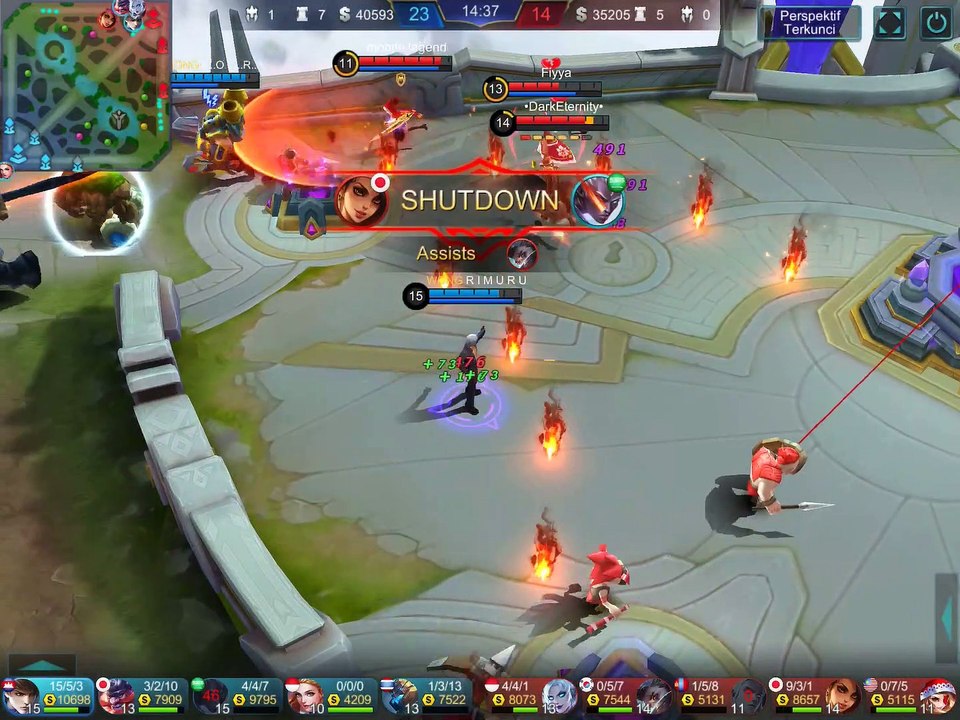 SAVAGE!!! GUSION SKIN KOF ‘K’ 4 VS 5 Its OK | MOBILE LEGENDS