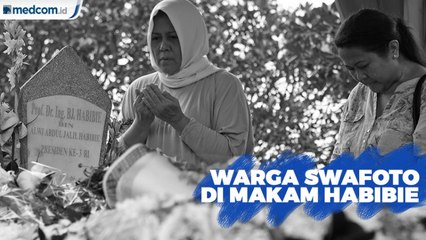 Keluarga Tanggapi Maraknya Warga yang Berswafoto di Makam Habibie