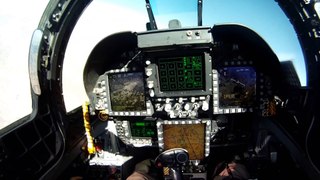 Awesome F-A-18 Super Hornet Hi-Speed Low-Level Cockpit View
