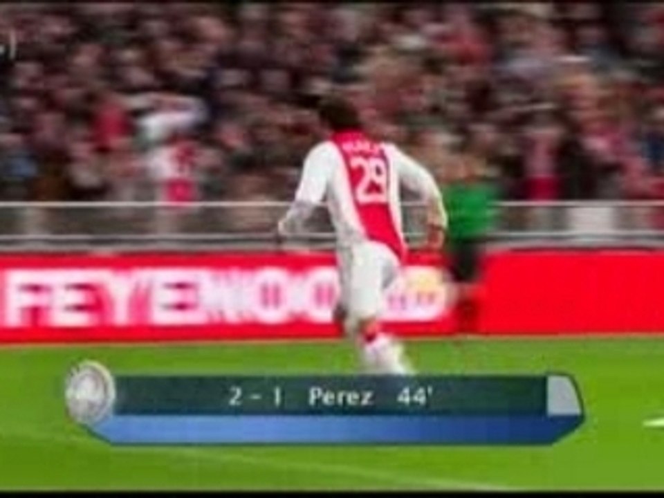 Ajax 2-1 AZ - Perez
