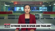 Thousands displaced in Thailand, Spain amid extreme weather