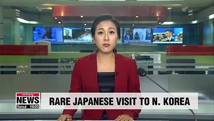 Japanese delegation makes rare visit to North Korea