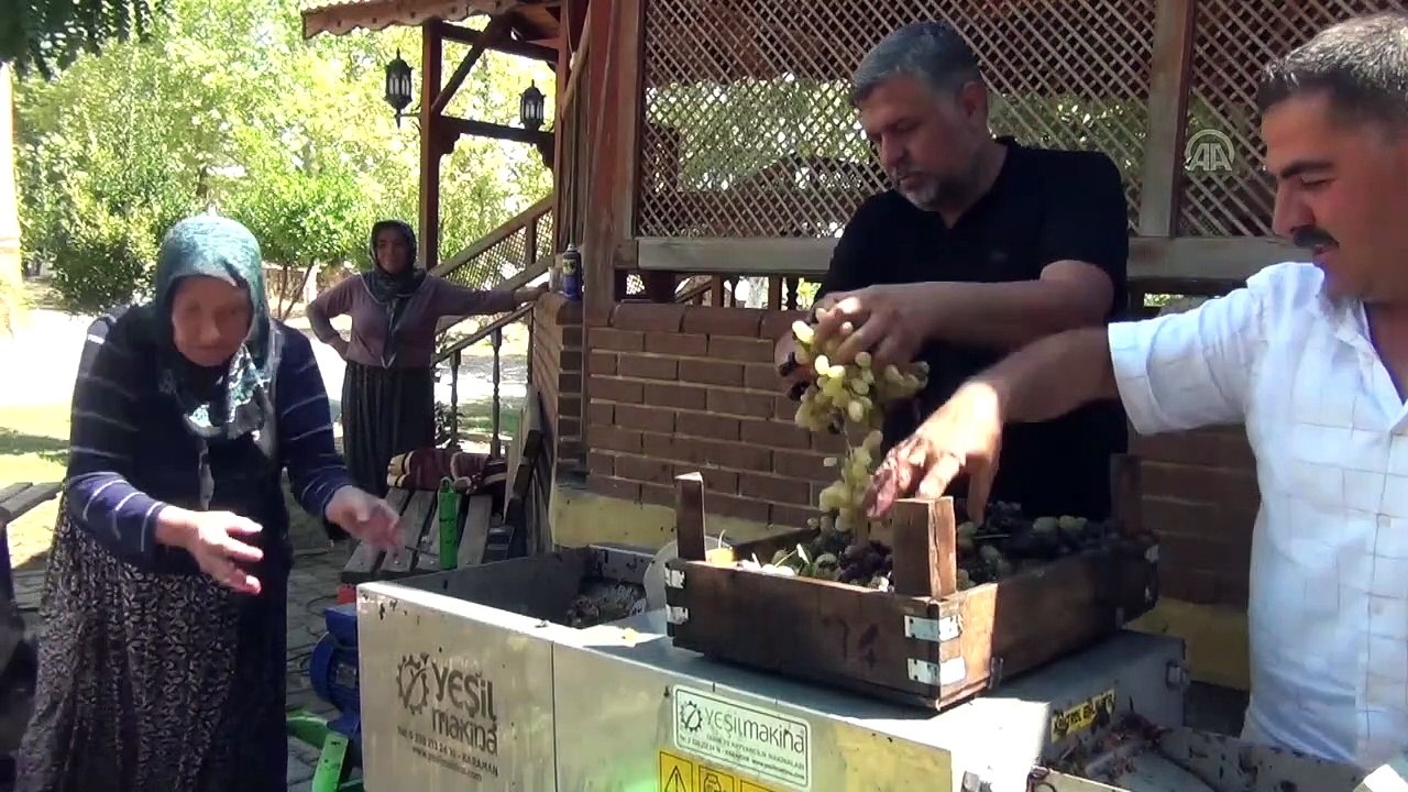 İslahiye'de üzüm pekmezi zamanı - GAZİANTEP