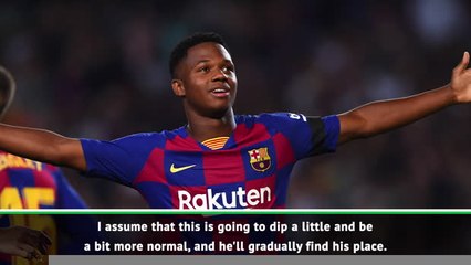 Teenager Fati needs to be protected - Valverde