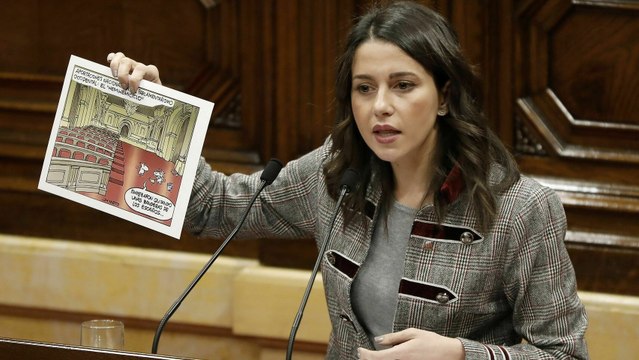 Inés Arrimadas: revolcón parlamentario y lección de derecho al xenófobo Quim Torra