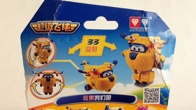 Super Wings Mini Transforming Donnie Robot Airplane 출동슈퍼윙스 신제품 장난감 - Unboxing Demo Review