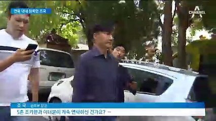 5촌 조카 체포됐지만 묵묵부답…조국 “주말에 좀 쉽시다, 우리”