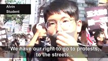 'It is our freedom': HK protesters again defy police ban with large rally