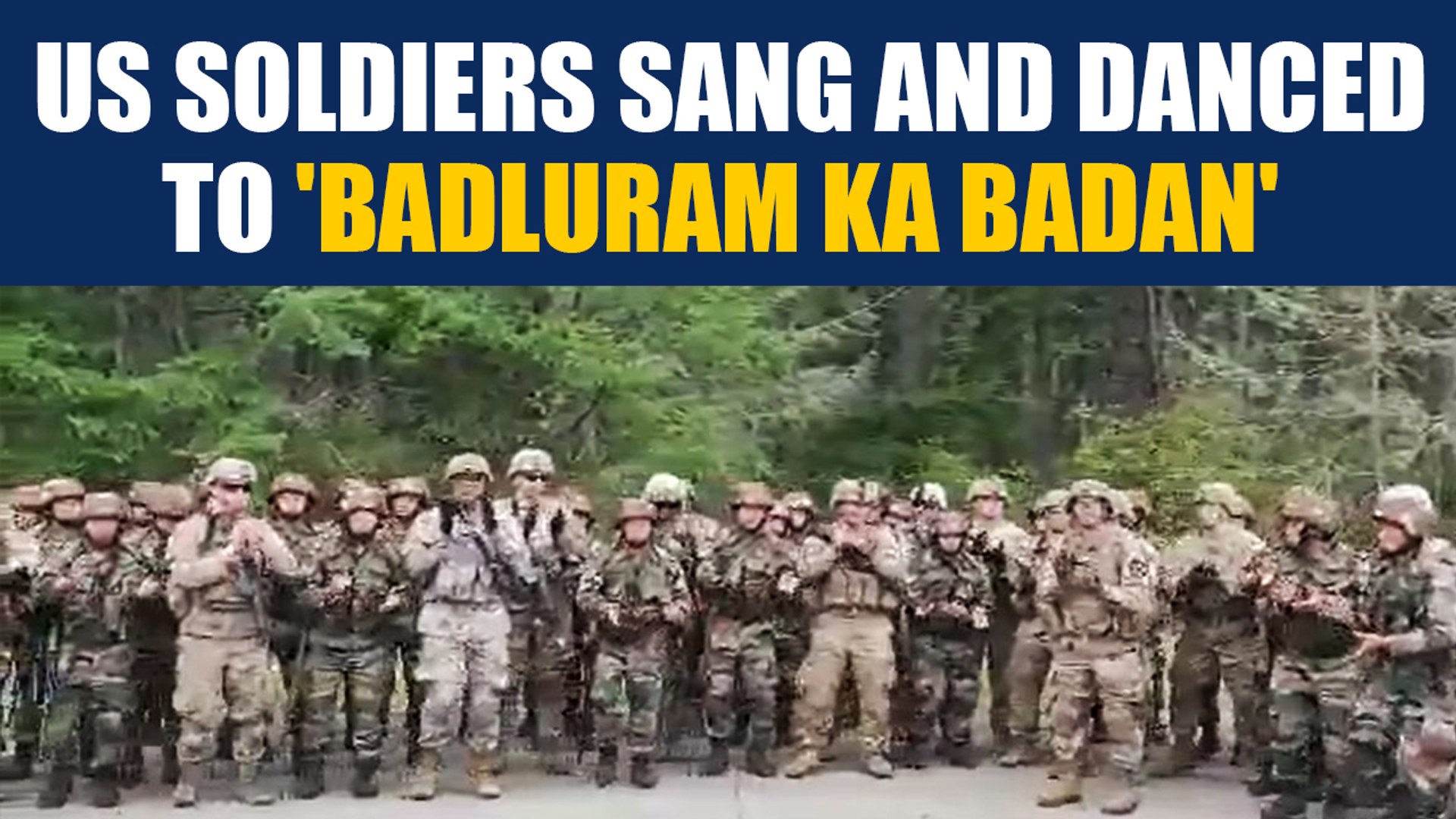 ⁣Indian, American soldiers singing Assam Regiment’s marching song, goes viral | Oneindia News