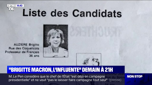 Brigitte Macron, l'influente : en 1989, Brigitte Macron a sa première expérience politique