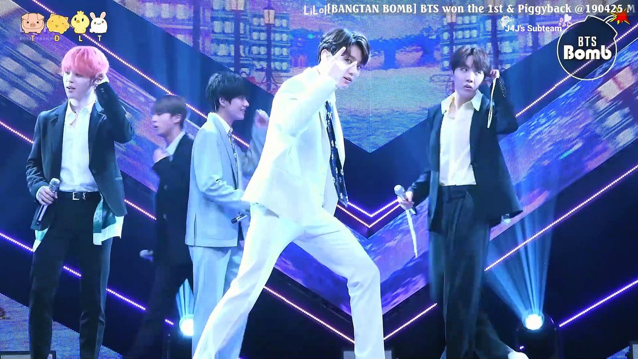 [Vietsub][BANGTAN BOMB] BTS won the 1st & Piggyback @190425 M COUNTDOWN