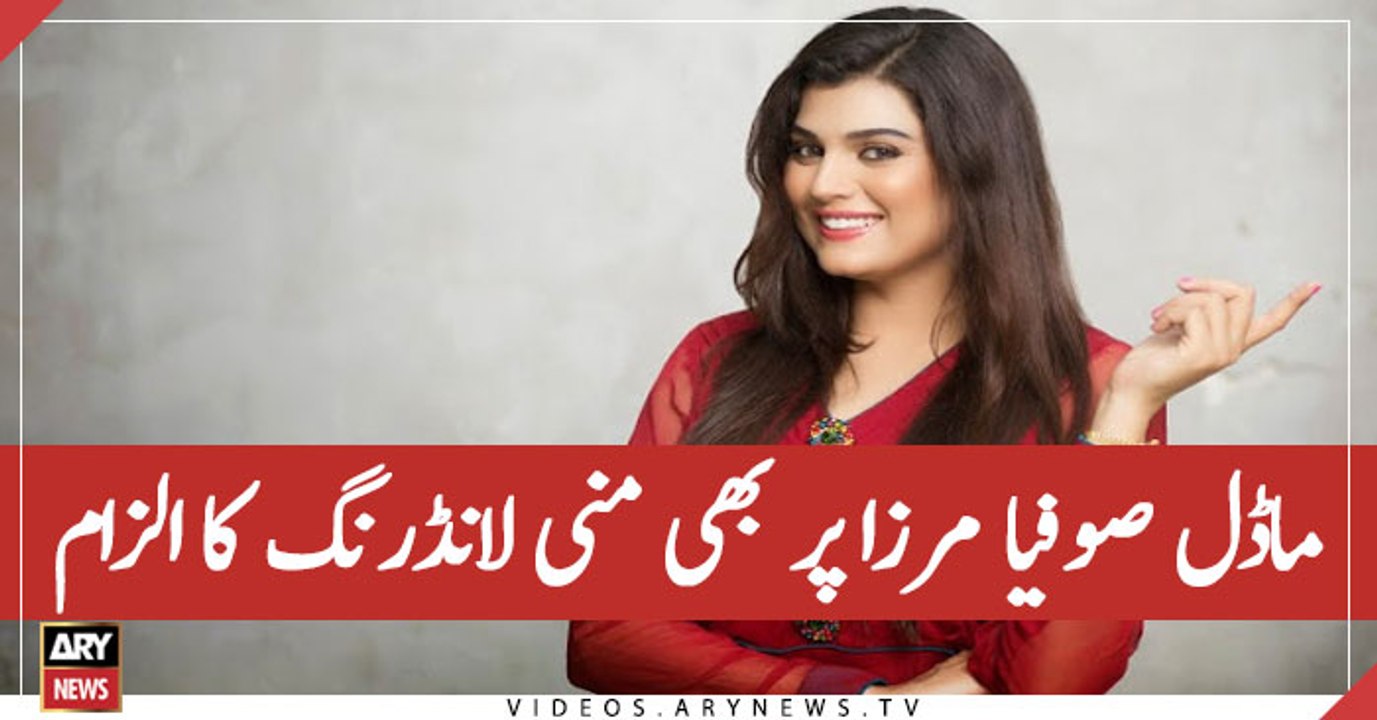 Actress and Model Sofia Mirza, alleged Money Launderer
