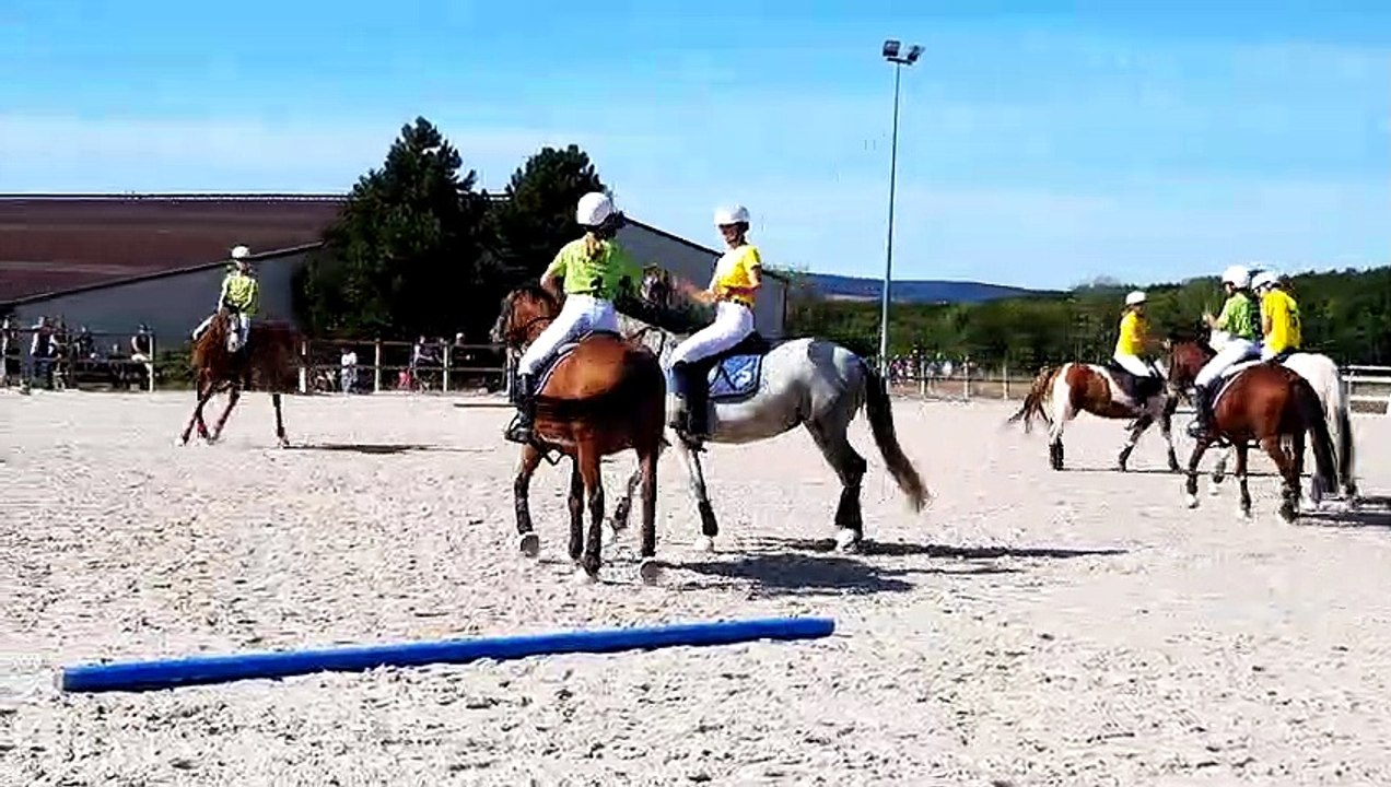 PontàMousson démonstration de horseball au centre équestre Bel Air