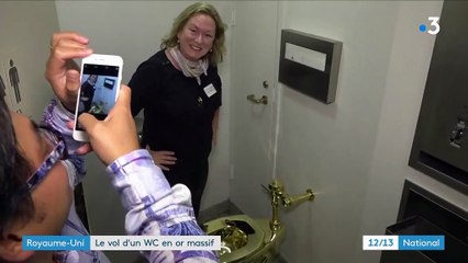 Royaume-Uni : un WC en or massif dérobé