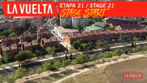 Départ de l'étape / Stage Start - Étape 21 / Stage 21 | La Vuelta 19