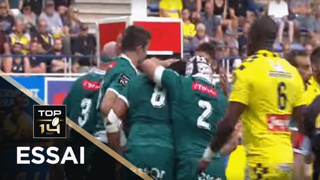 TOP 14 - Essai Giovanni HABEL-KUFFNER (SP) - Clermont - Pau - J4 - Saison 2019/2020