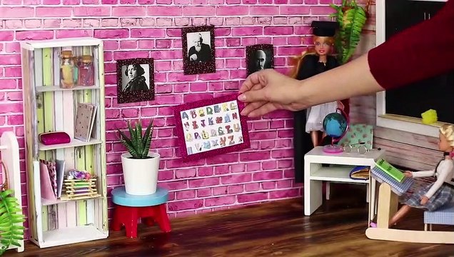 13 FOURNITURES SCOLAIRES ET BRICOLAGES POUR TA POUPÉE BARBIE (2)