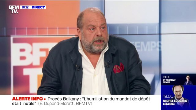 Dupond-Moretti sur la mise en examen de Ferrand: Moi je pense qu'il doit rester à l'Assemblée nationale parce qu'il est présumé innocent