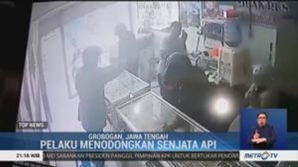 Perampok Bersenpi Gasak Toko Emas di Grobogan Senilai Rp4,5 Miliar