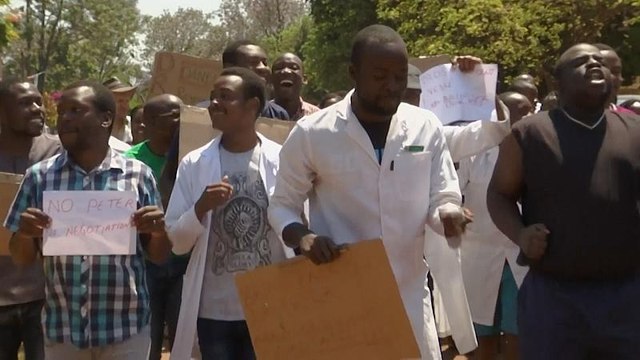 Zimbabwe doctors protest alleged abduction