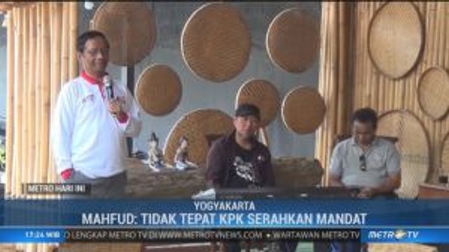 Mahfud MD Sarankan Jokowi dan Pimpinan KPK Bertemu