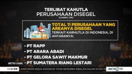 KLHK Tetapkan 4 Perusahaan Sebagai Tersangka Karhutla