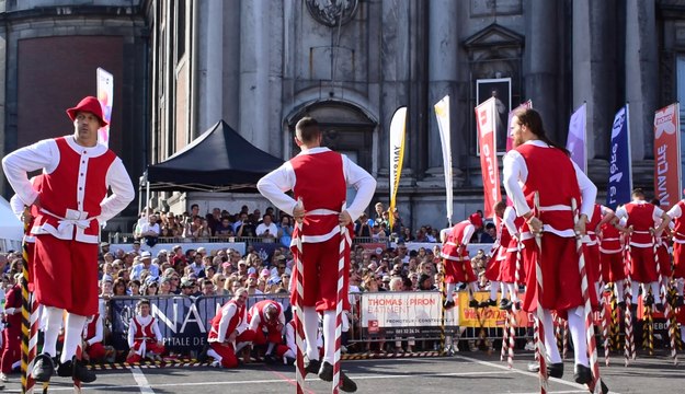 Fêtes de Wallonie : Christophe Corbiaux remporte sa 8e Echasse d'or