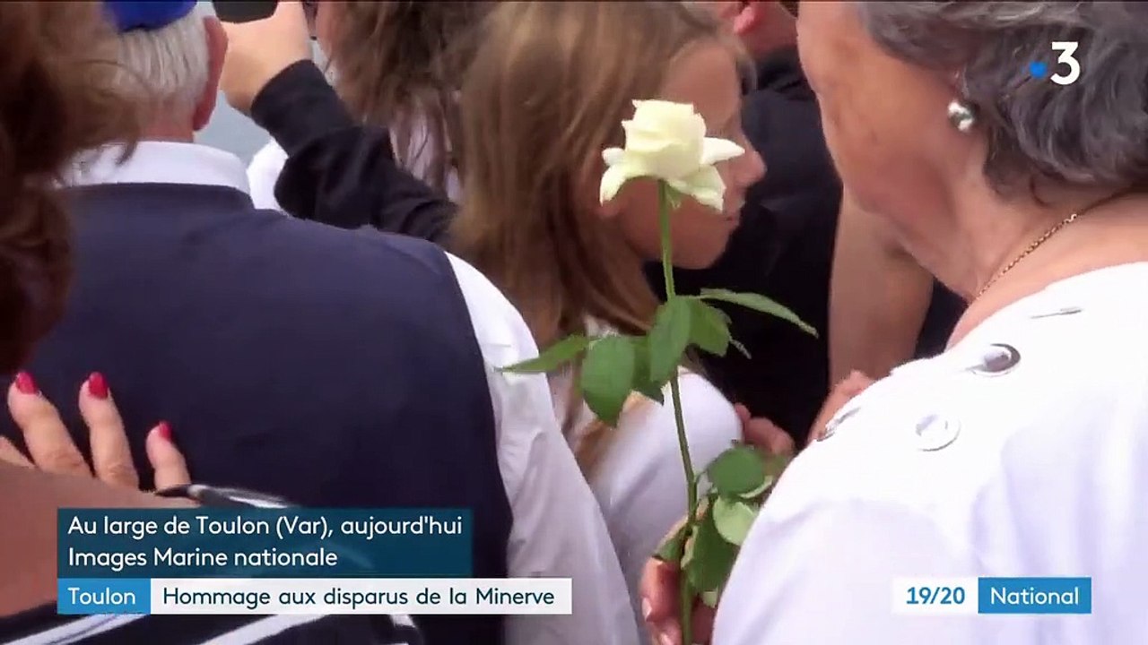 Toulon : hommage aux disparus de la Minerve
