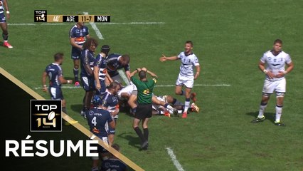 TOP 14 - Résumé Agen-Montpellier: 29-10 - J04 - Saison 2019/2020