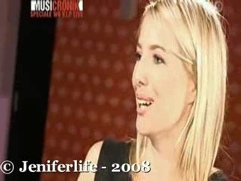 Jenifer au concert W9 live au Zenith de strasbourg (fev 08)