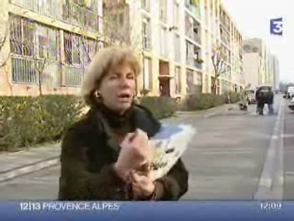 Sylvie Andrieux sur le terrain