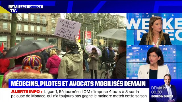 Réforme des retraites: Médecins, pilotes et avocats mobilisés demain (2/2) - 15/09