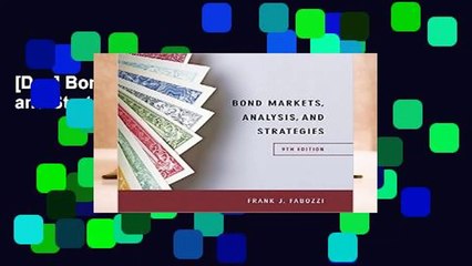 [Doc] Bond Markets, Analysis, and Strategies