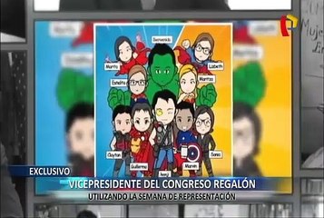 EXCLUSIVO | Vicepresidente del Congreso ‘regalón’ utiliza semana de representación