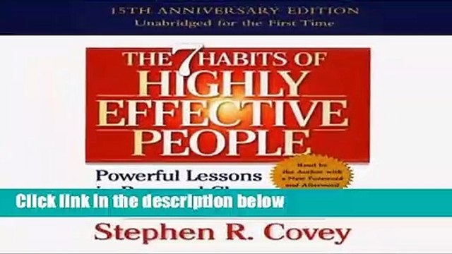 The 7 Habits of Highly Effective People: Powerful Lessons in Personal Change Review
