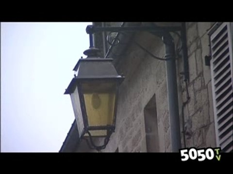 La rue du Grand Moulin à Valognes