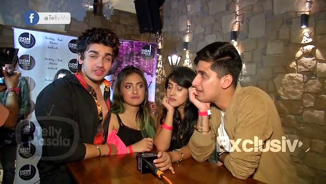 Aashika Bhatia, Bhavin Bhanushali, Vishal Pandey & Sameeksha Sud At Siddharth Nigam Birthday Party