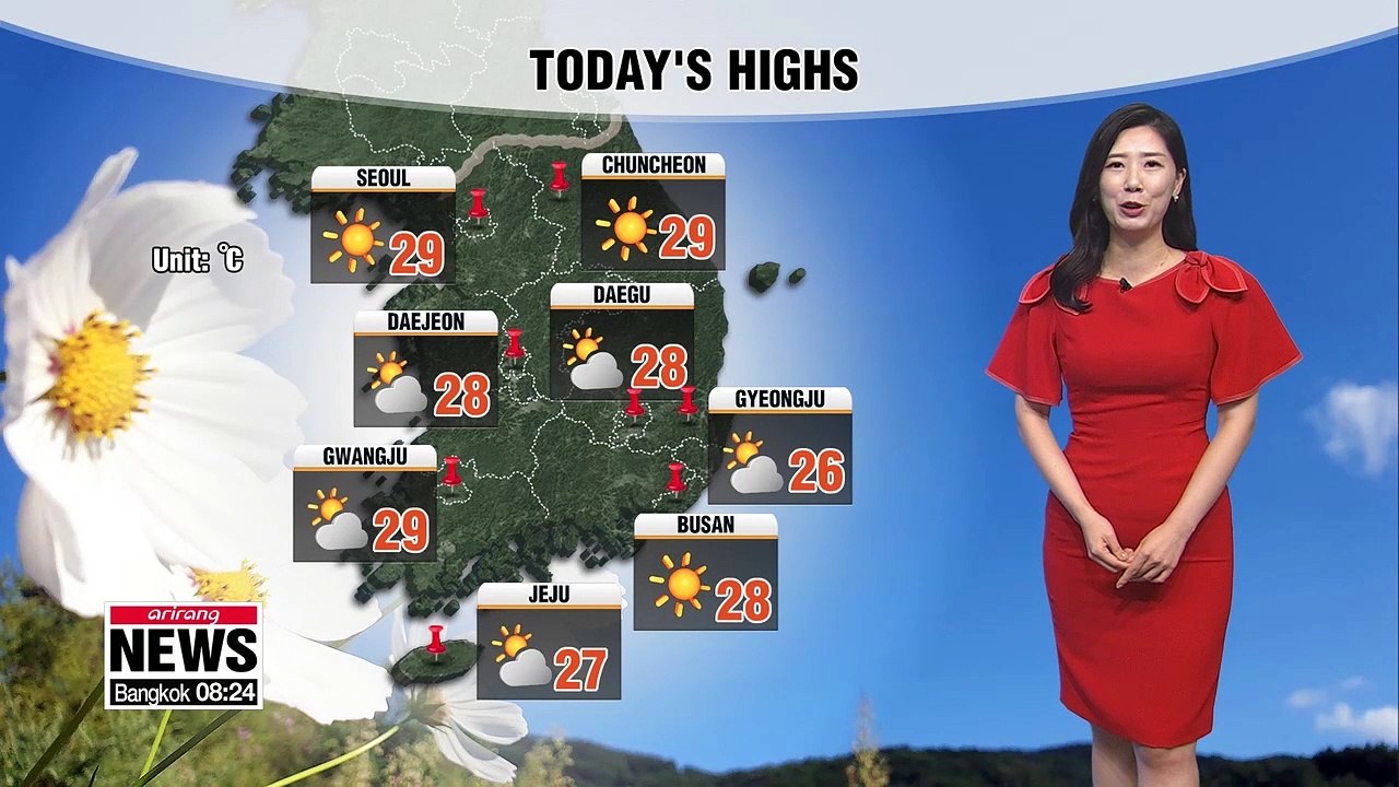 Big jump in afternoon highs under bright skies  091619